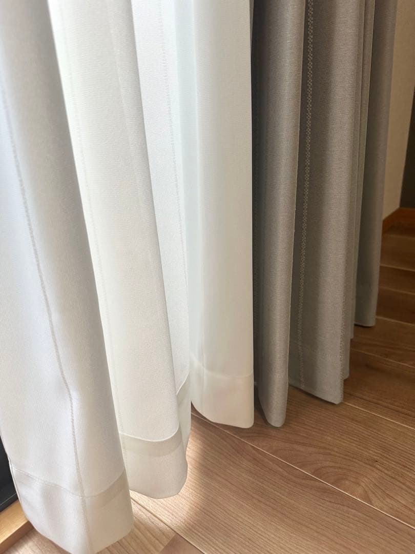 【新品同様】カーテン&レースカーテンセット【美品】