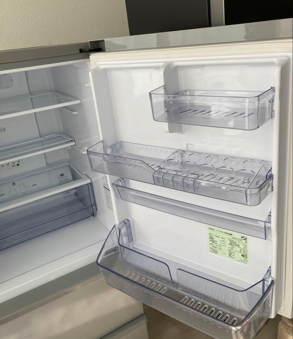 AQUA 3ドア ノンフロン冷凍冷蔵庫 2020年製 AQR-27J