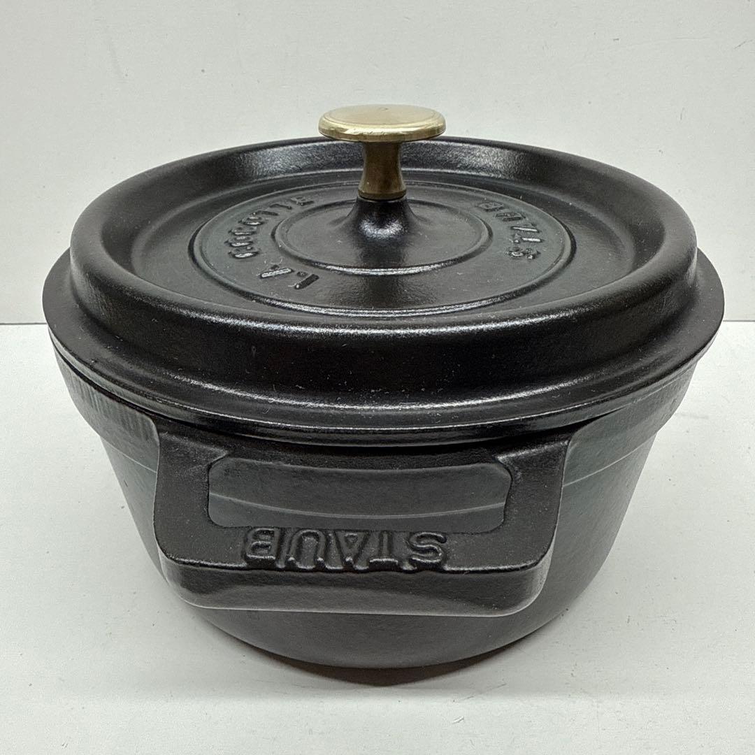 STAUB La Cocotte 黒 鍋 20センチ ストウブ 両手鍋