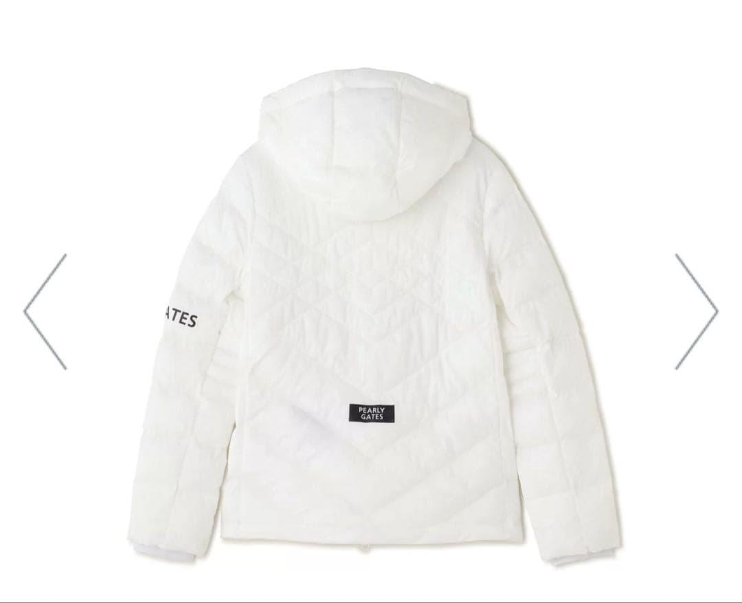パーリーゲイツ ホワイトダウンジャケット サイズ0