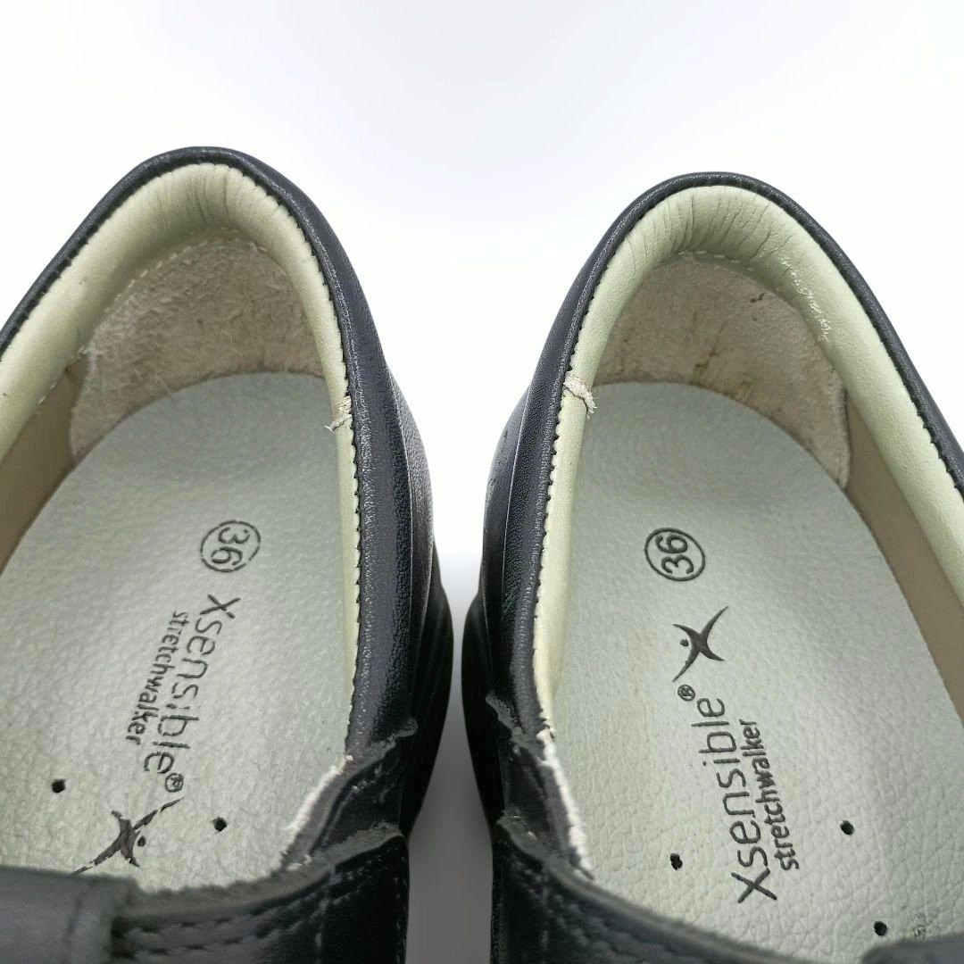 人気モデル【NOSAKA】ストレッチウォーカー アリエル ティーストラップ 黒