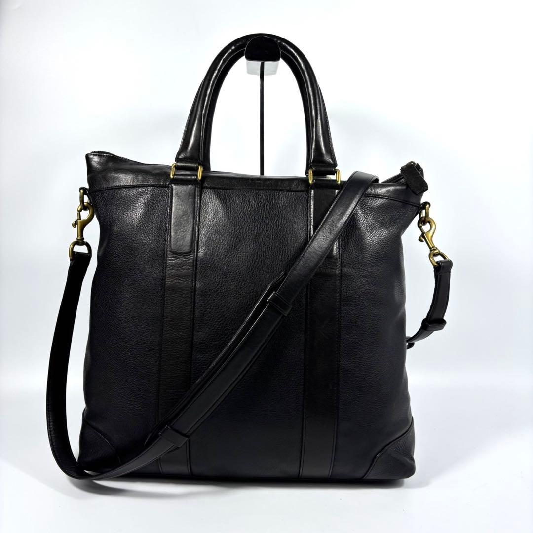 ✨美品✨コーチ ビジネスバッグ クロスビー 2way A4可 本革 ブラック