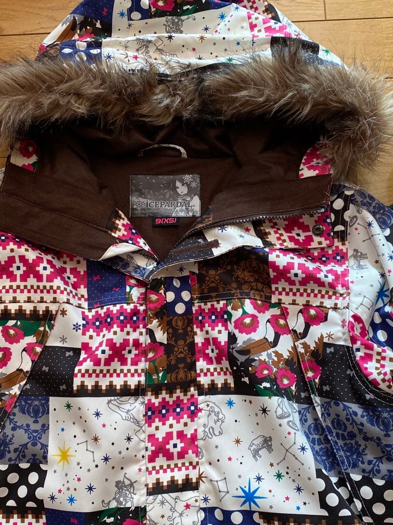 超美品　ICEPARDAL スキー　スノボ　スノーボード　ウェア　9（XS）