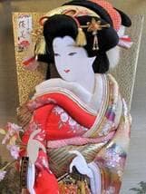 伝統正月飾り　江戸手づくり押絵　羽子板ショーケース２５号　山水優美