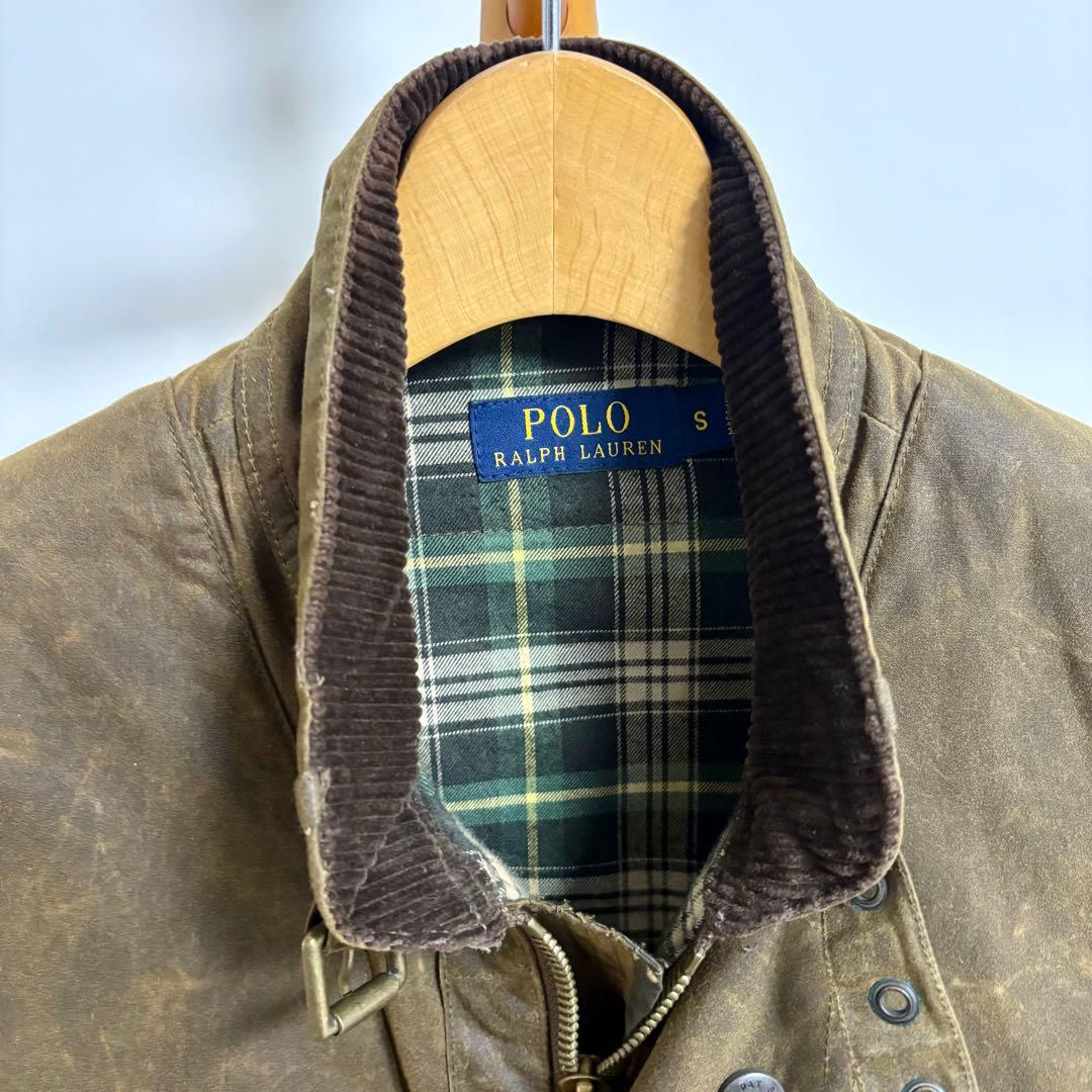 Ralph Lauren オイルドベスト サイズS ラルフローレン バブアー