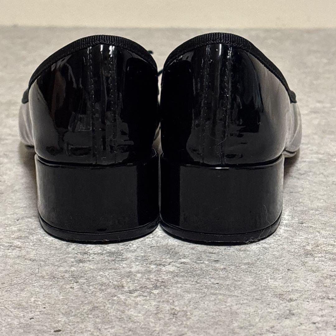極美品✨レペット カミーユ 39 カミーユ バレエシューズ リボン エナメル 黒