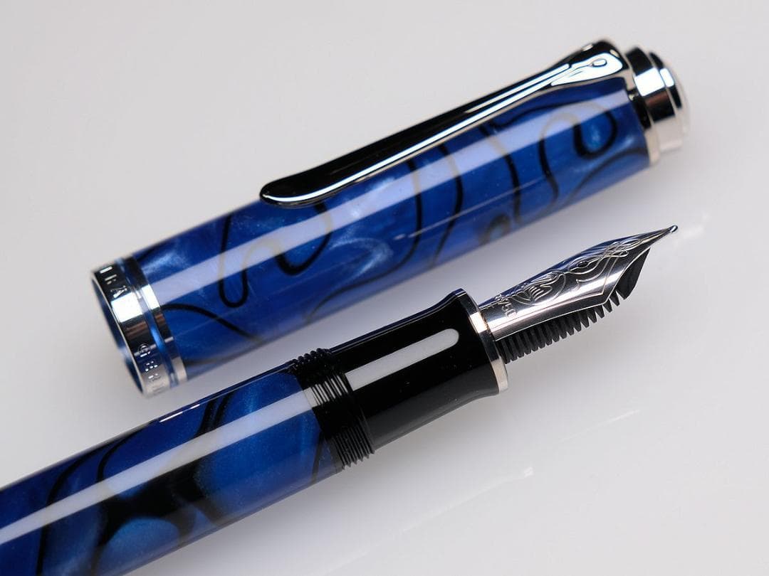 【Amami 新品文具】 Pelikan M805 ブルーデューン　万年筆／F