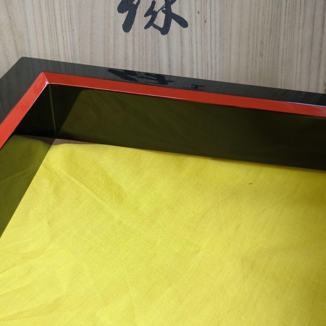 炉縁　輪島塗　漆器　木製　茶道具　茶道　木箱