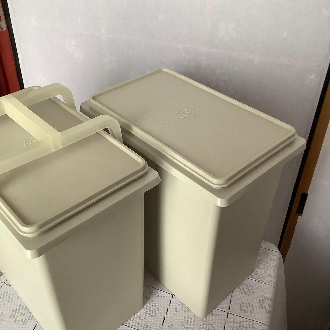 ち*え様 タッパーウェア Tupperware ライスキーパー 米びつ 保存容器