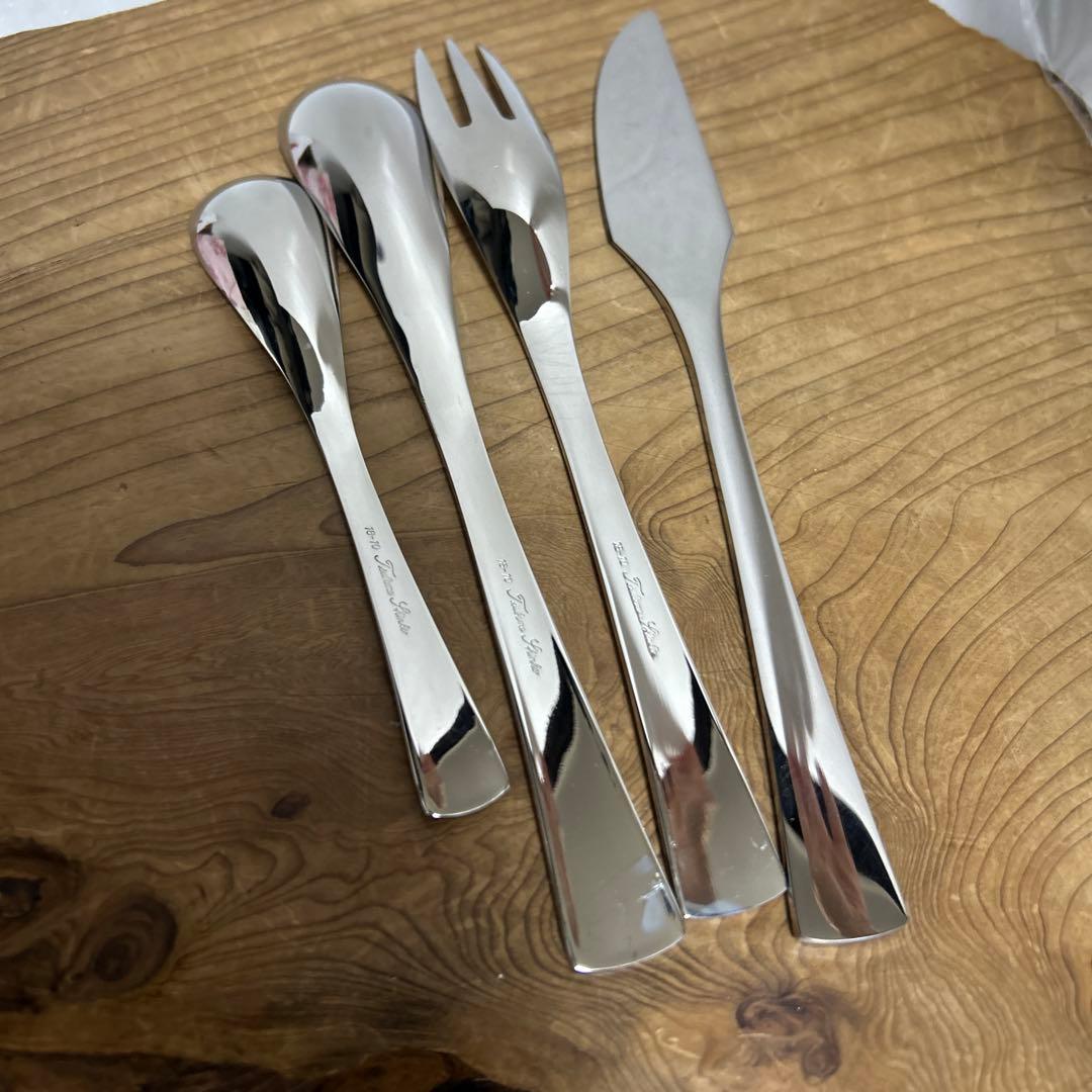 新品　Edin Burgh 18-10 ステンレス カトラリー24本　燕振興