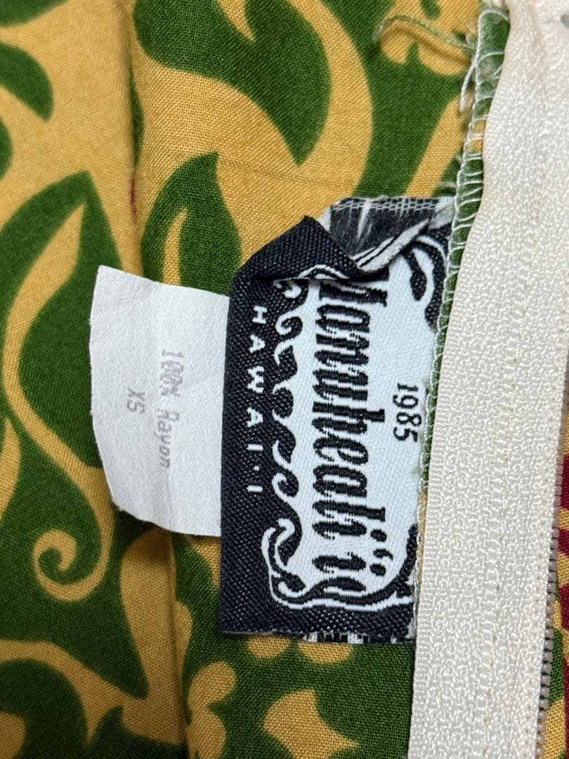 Manuheali'i　マヌヘアリィ　キャミワンピ　レーヨン　XSサイズ　フラ