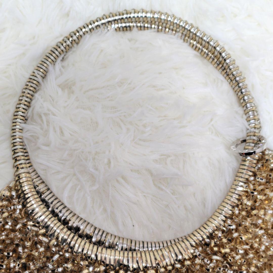 アンテプリマANTEPRIMA　ワイヤーバック　シルバーゴールド　横型