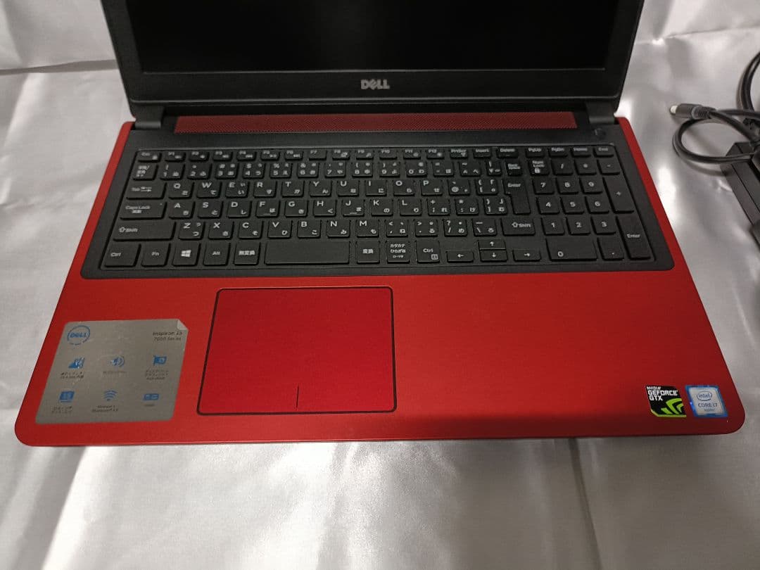 DELL ノートPC レッド NVIDIA GeForce