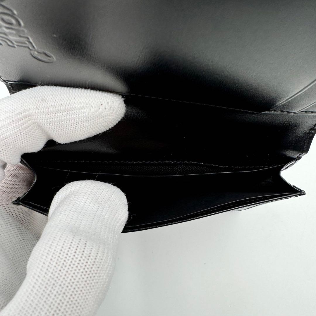 新品✨MONTBRANC 名刺入れ　本革　ブラック　付属品完備