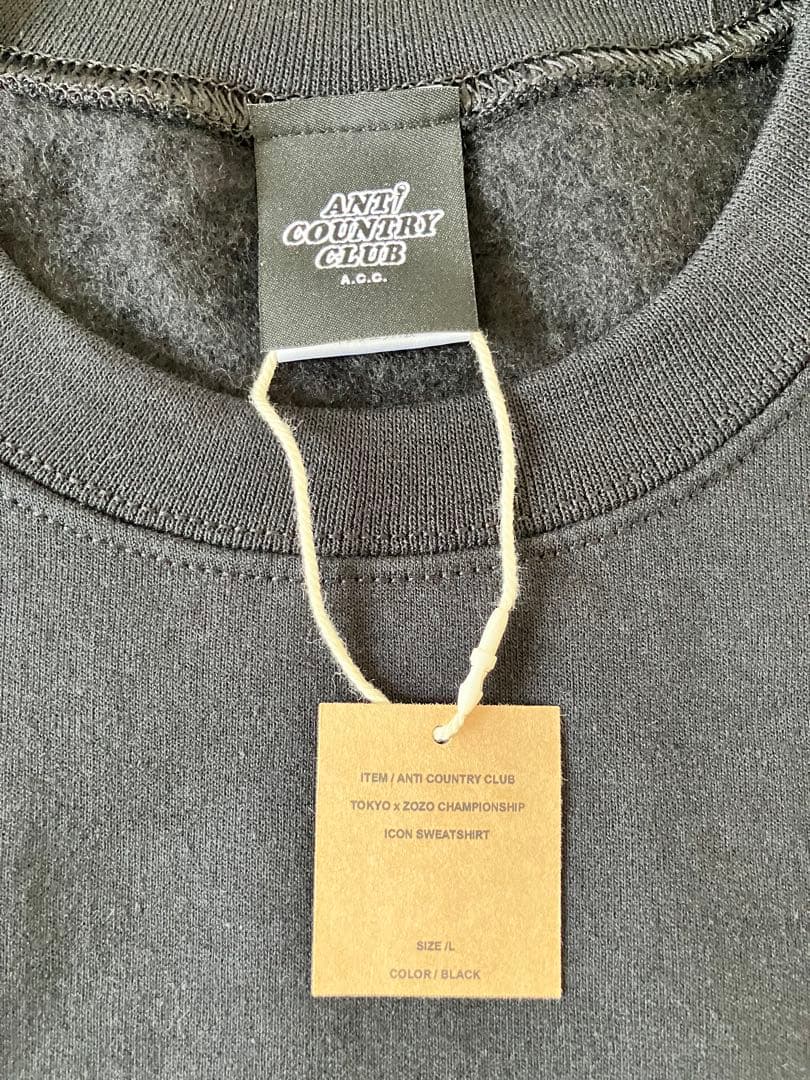 ANTi COUNTRY CLUB TOKYOスウェットトレーナー黒
