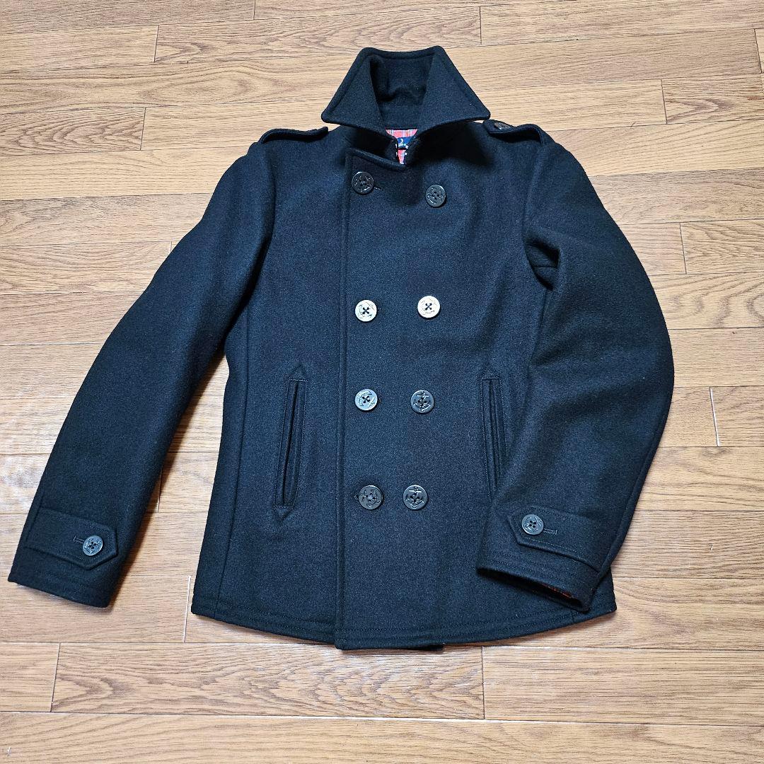 [美品]フレッドペリー FREDPERRY Pコート Mサイズ 内側チェック