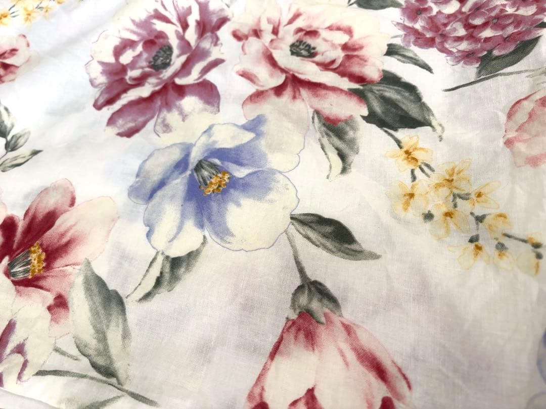 Sugar 浴衣　白地×ボタニカル牡丹浴衣　3点セット