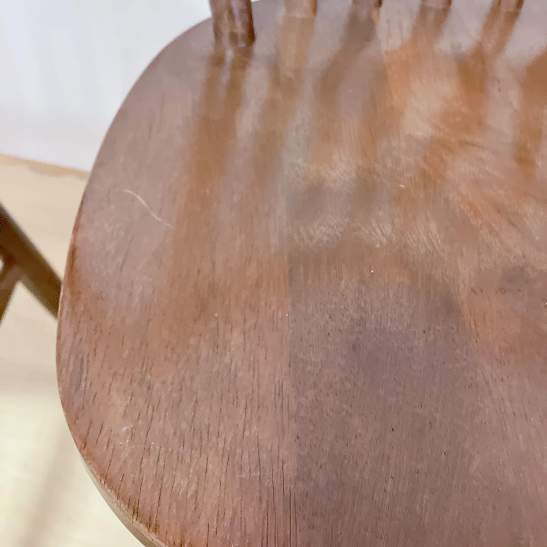 天然木　ウィンザーチェア　2脚セット　ダイニングチェア　北欧　アームレスチェア