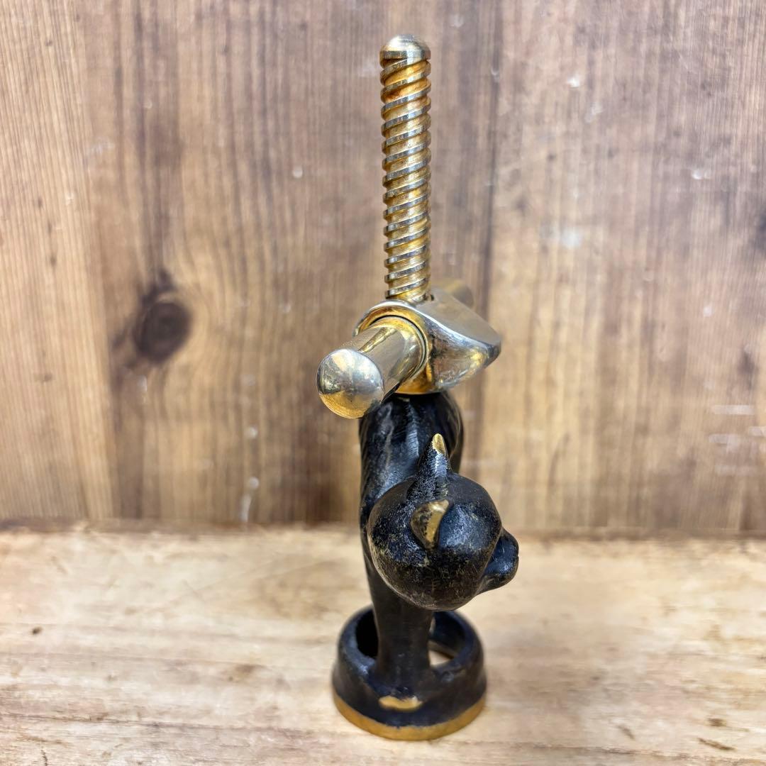 vintage MONOPOLE モノポール黒猫 ワインオープナー