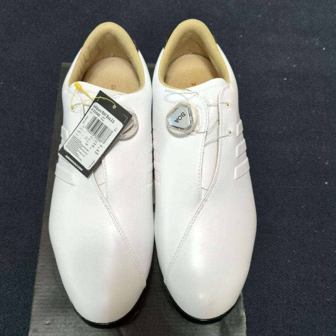 adipure ゴルフシューズ ホワイト