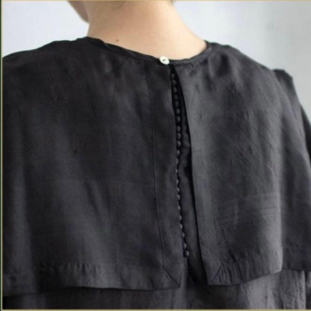 BUNON ブノン　セーラーブラウス　黒