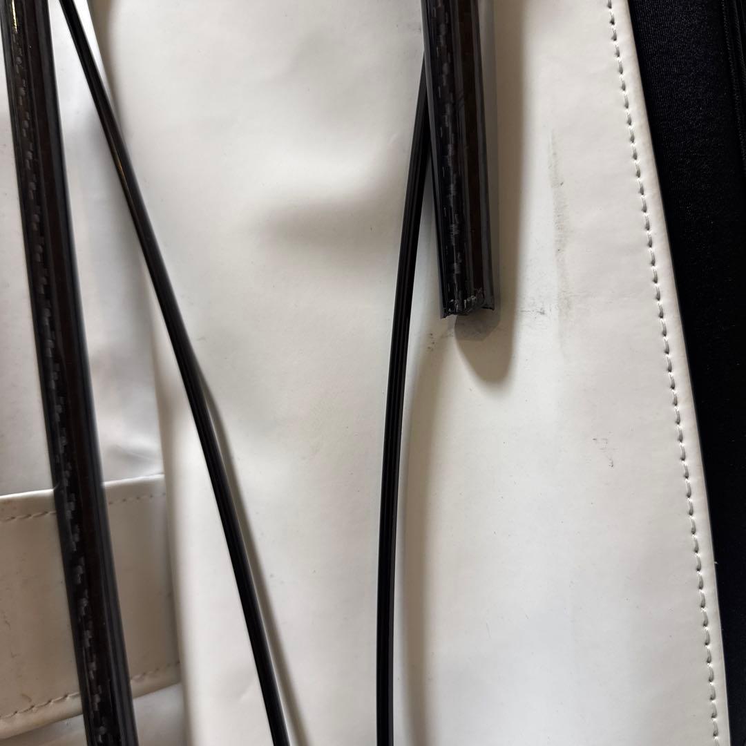 G/FORE × VESSEL キャディバッグ ホワイト 9型 スタンド破損