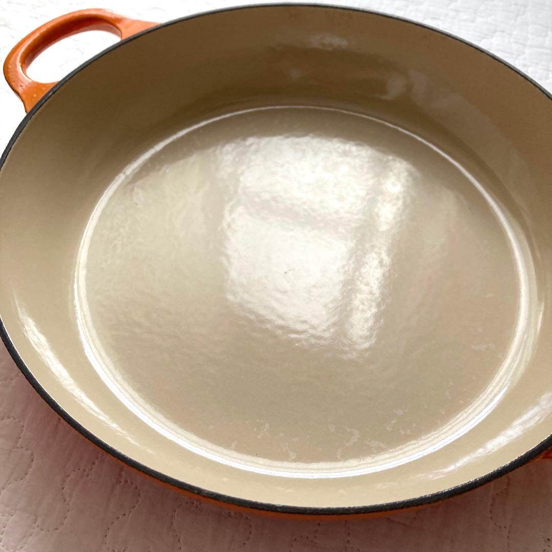 LE CREUSET 鋳鉄鍋 26cm オレンジ