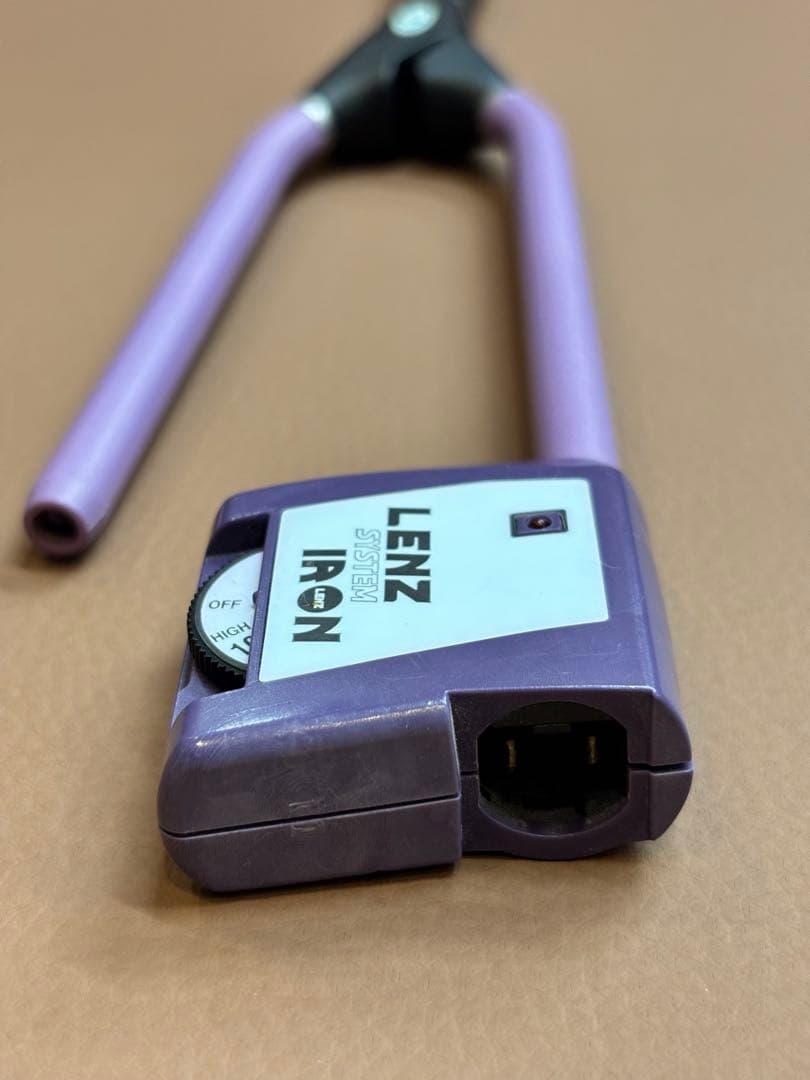 超美品　LENZ F-6Gレンツアイロン 5角6㎜アイロン　コード未使用品