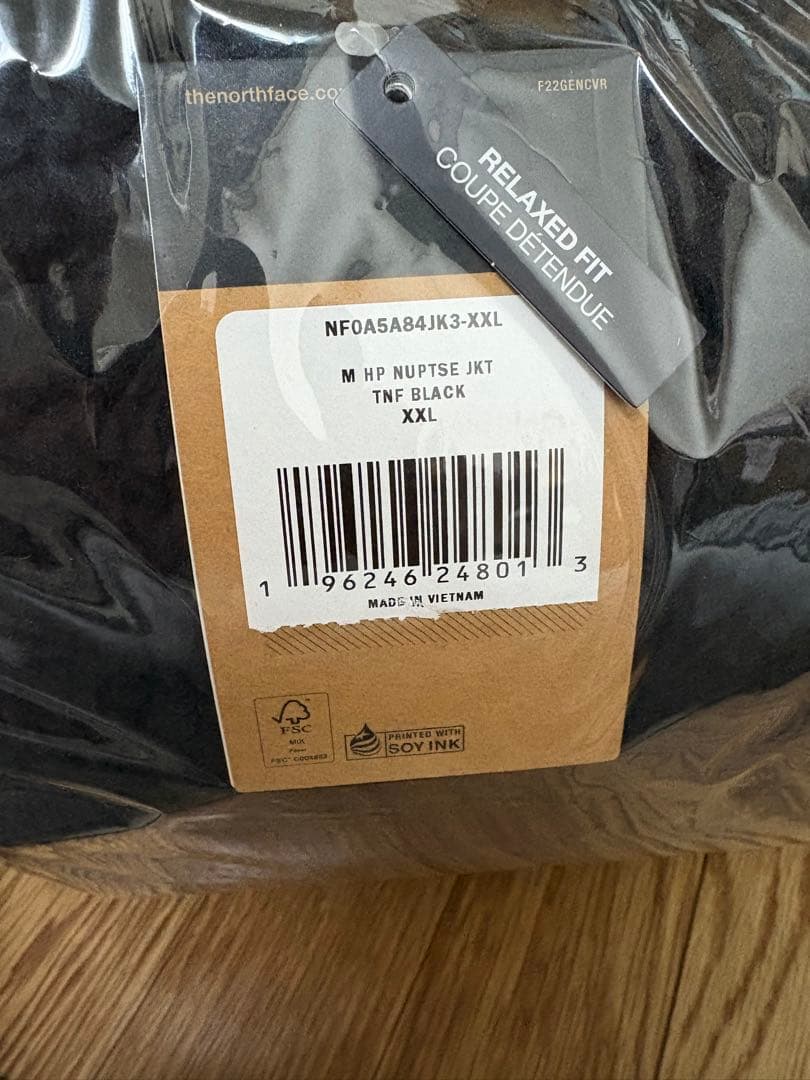 日本未発売　ノースフェイス　シェルパ　ヌプシ　XXL ブラック　黒　ハイパイル