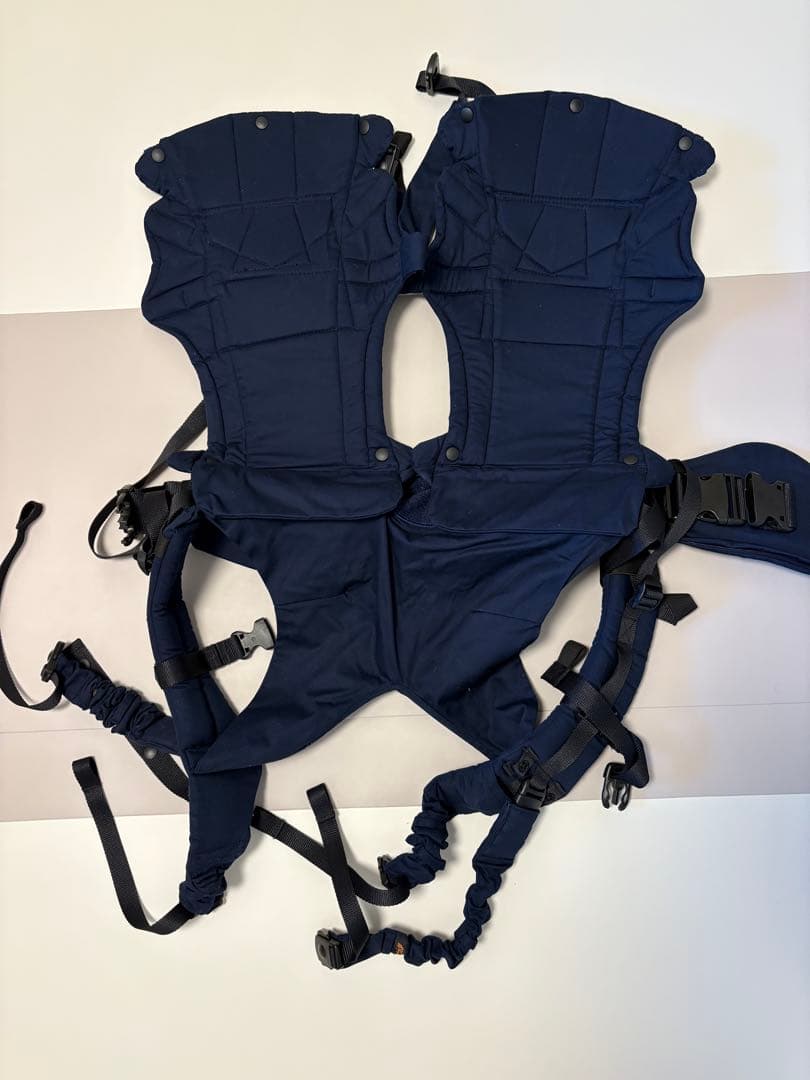 napnap 双子用抱っこひも ネイビー