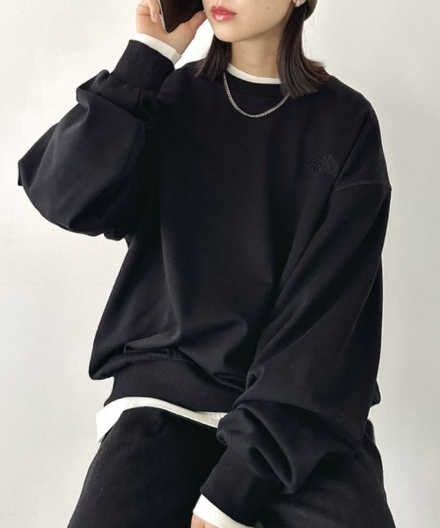 即納 新品 THE NORTH FACE ルーズフィット スウェット Lサイズ