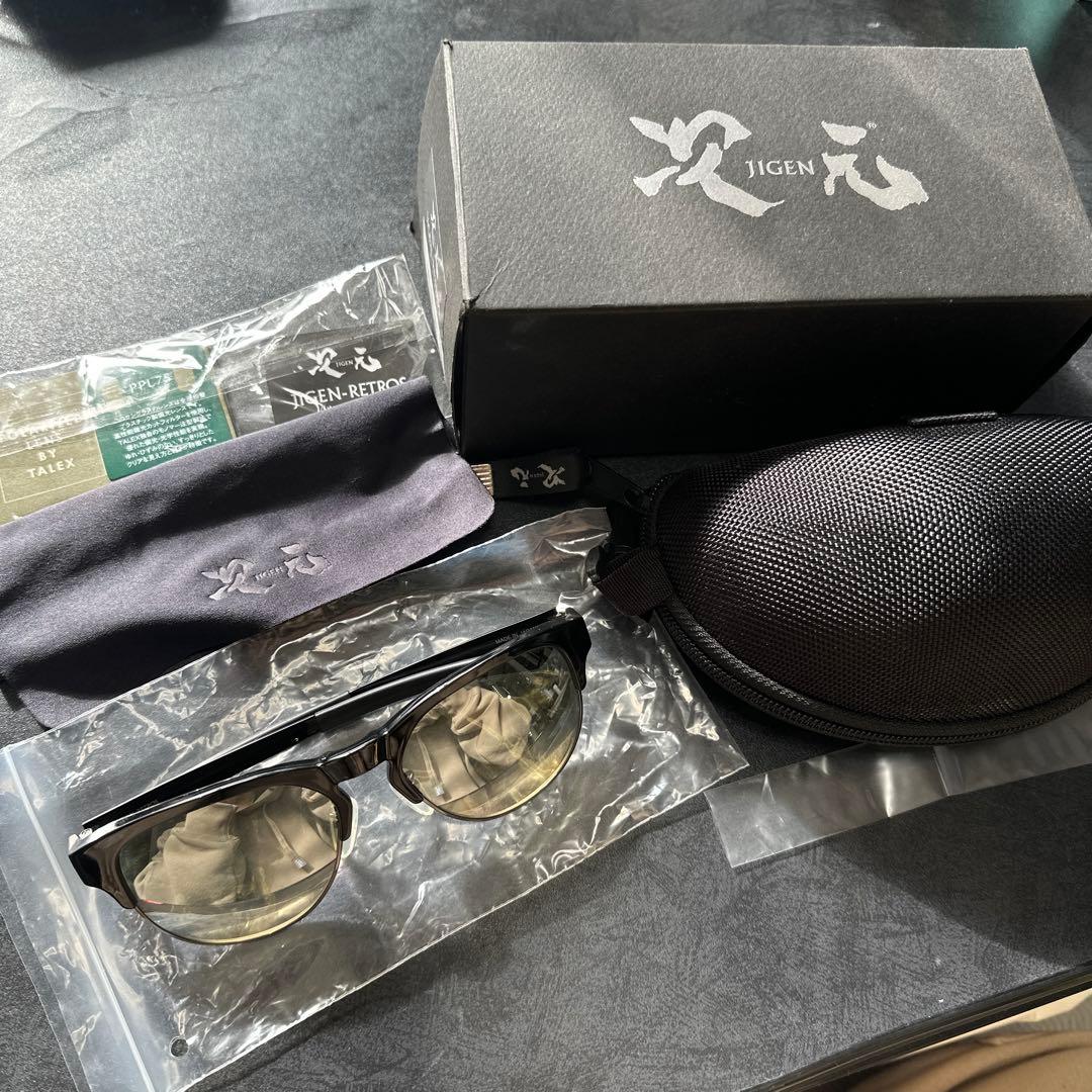 【美品】次元JIGEN レトロス　TVS/SL 偏光サングラス【TALEX】