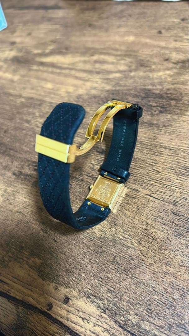 CHANEL マトラッセゴールドk18sizeＳ ブラックH0680