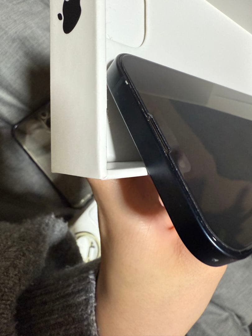 iPhone13 128BG ミッドナイト　フィルム、ケース付き