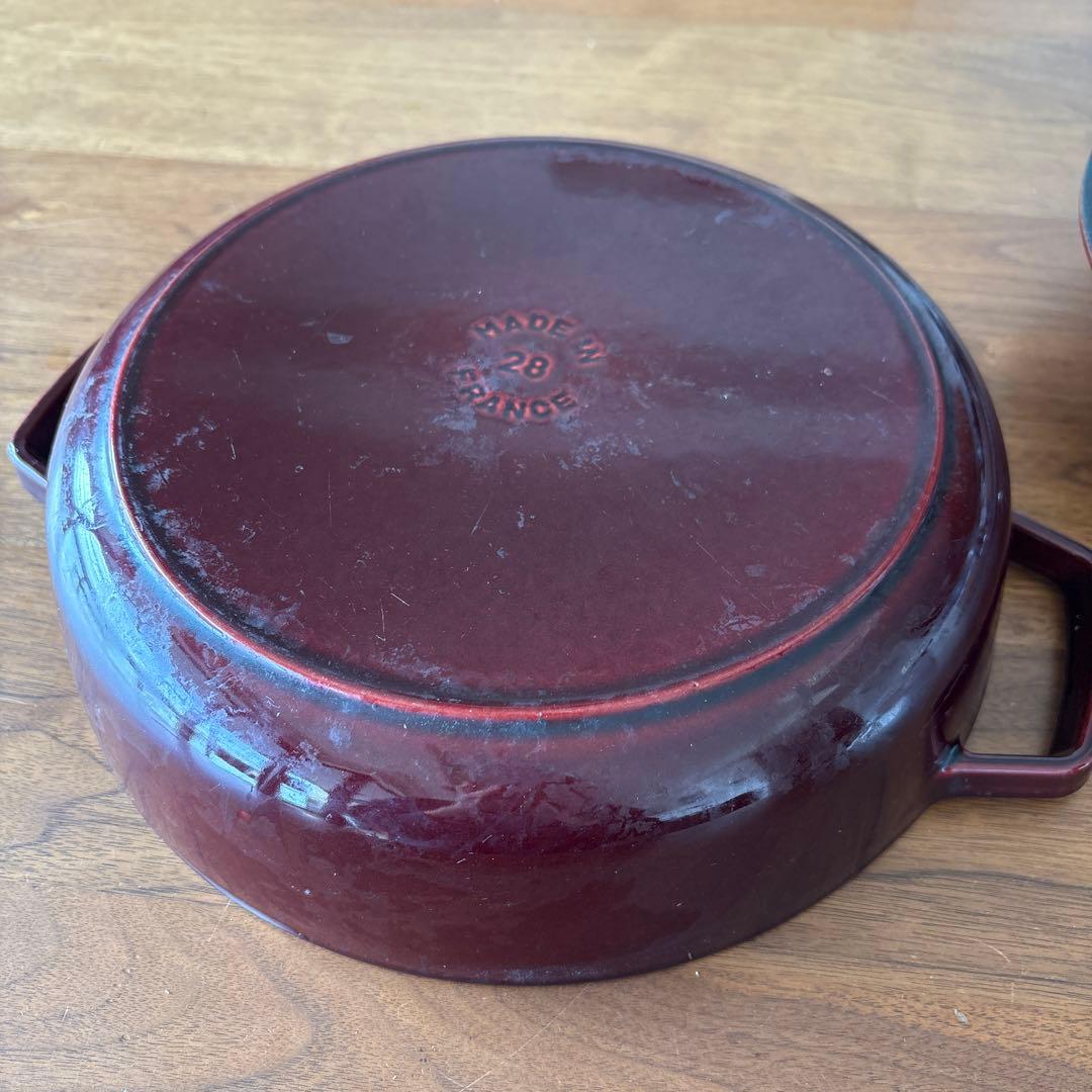 STAUB ストウブ　ブレイザーソテーパン　28センチ　グレナディンレッド