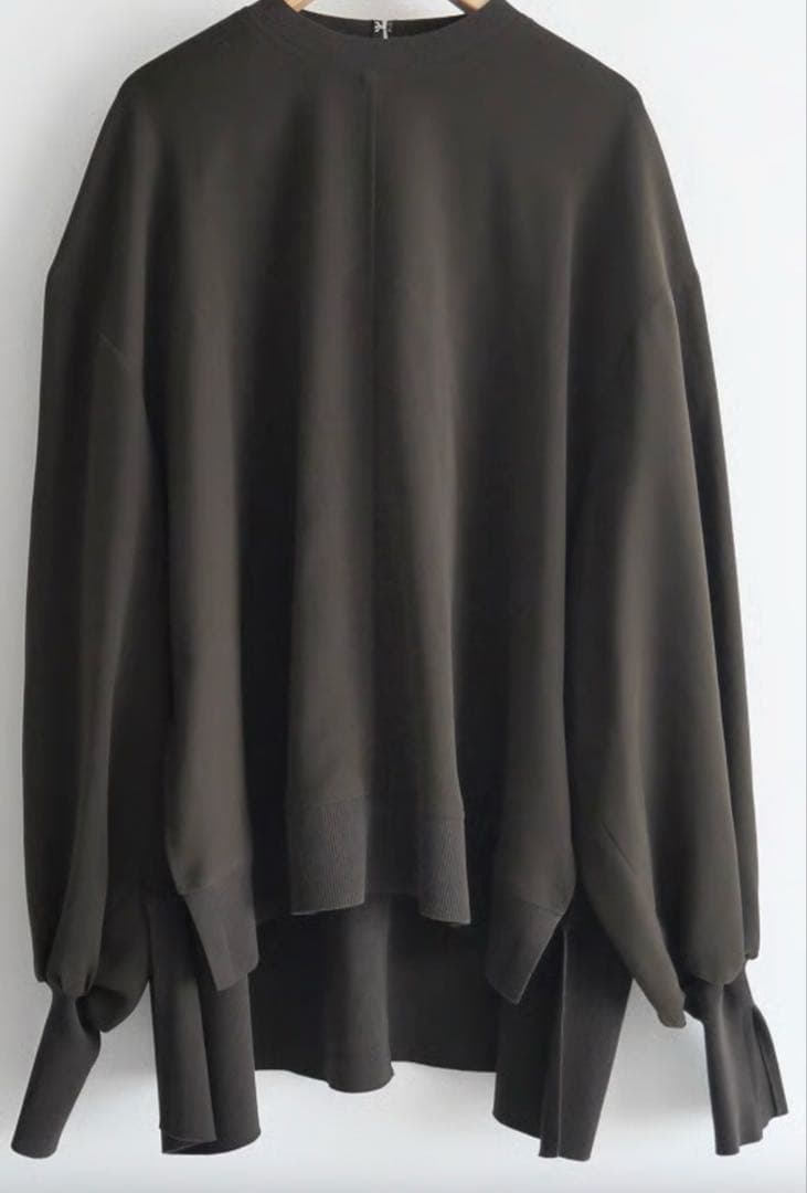 ENFOLD エンフォルド ミリオーネ リブBOXプ ルオーバー　カーキ　38