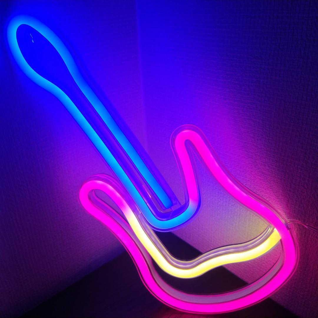 【★超美品＊】ギター ＊ネオンサイン ＊ネオンライト