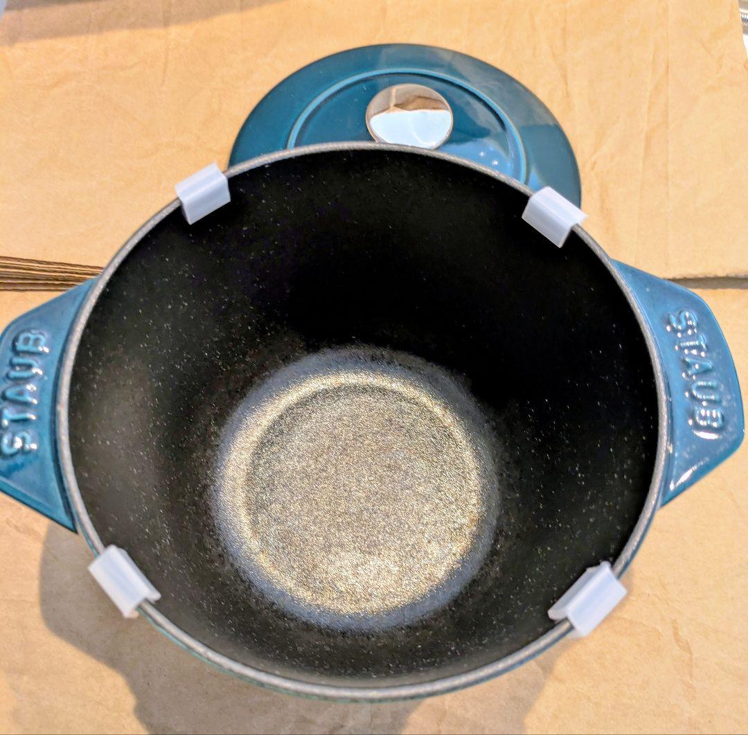 STAUB ラ・メール　両手鍋 蓋付き