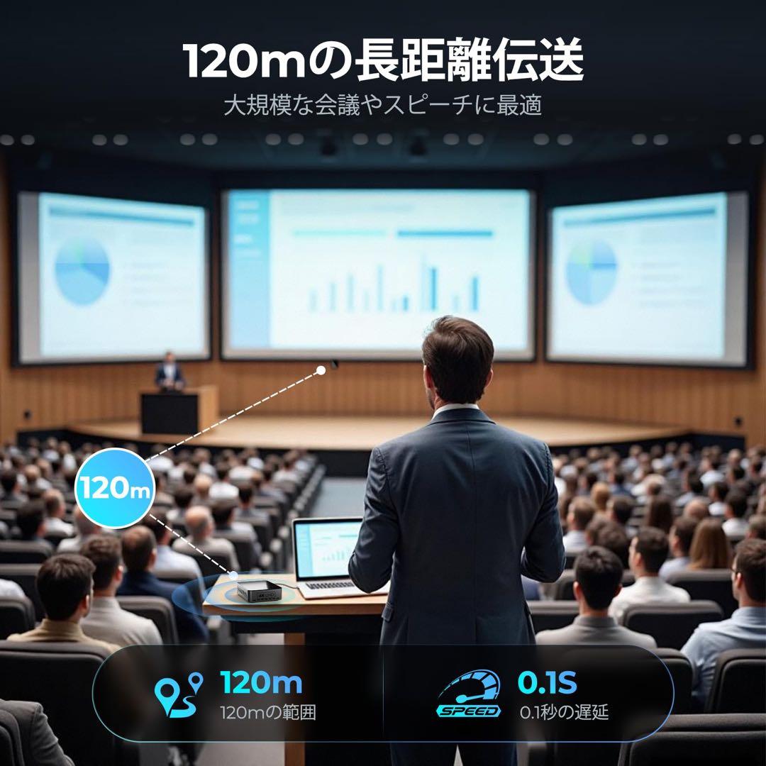 ワイヤレスHDMI送信機と受信機、hdmi 無線4K@30Hz