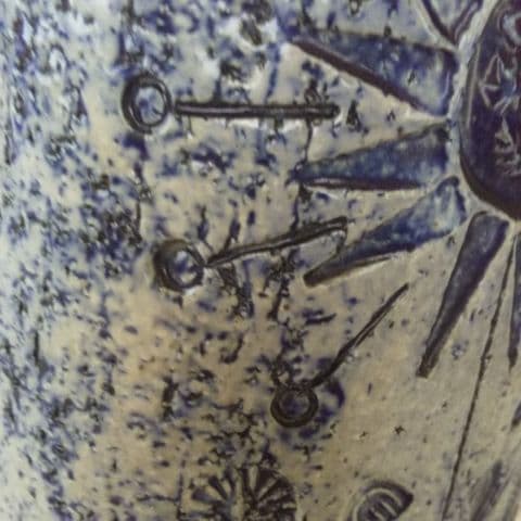 フランス製 花器 ブダブルー