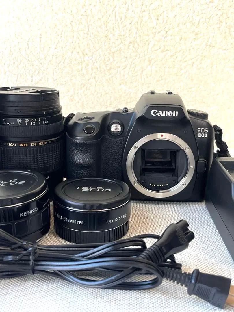 Canon EOS D30 ボディ 交換レンズ2本 テレコン2個 他 まとめ売り