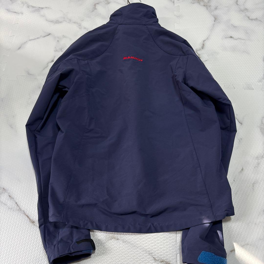 ✨美品✨マムート　ソフテック　ナイロンジャケット　紺M
