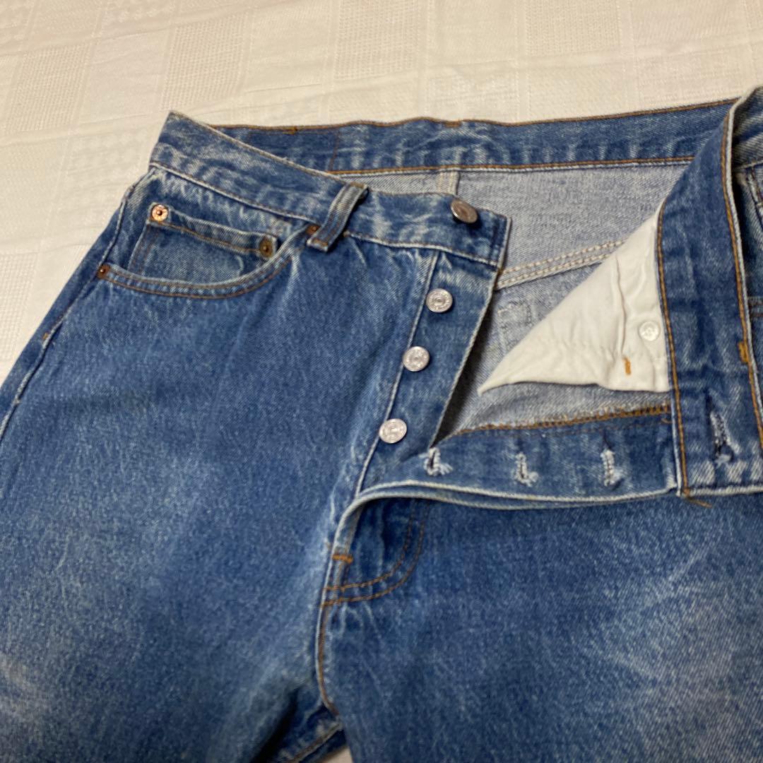 リーバイス501 90s USA製 W33 L36 ボタン裏524 デニム