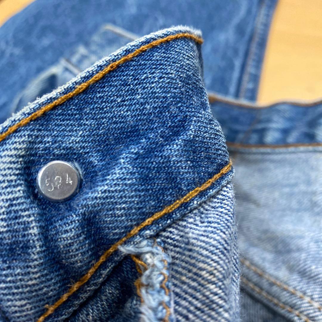 リーバイス501 90s USA製 W33 L36 ボタン裏524 デニム