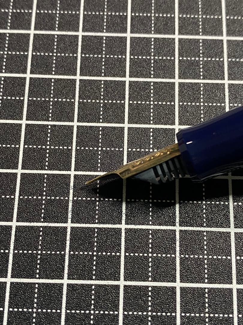 PILOT CUSTOM74 Dark-Blue 網目　万年筆　字幅M