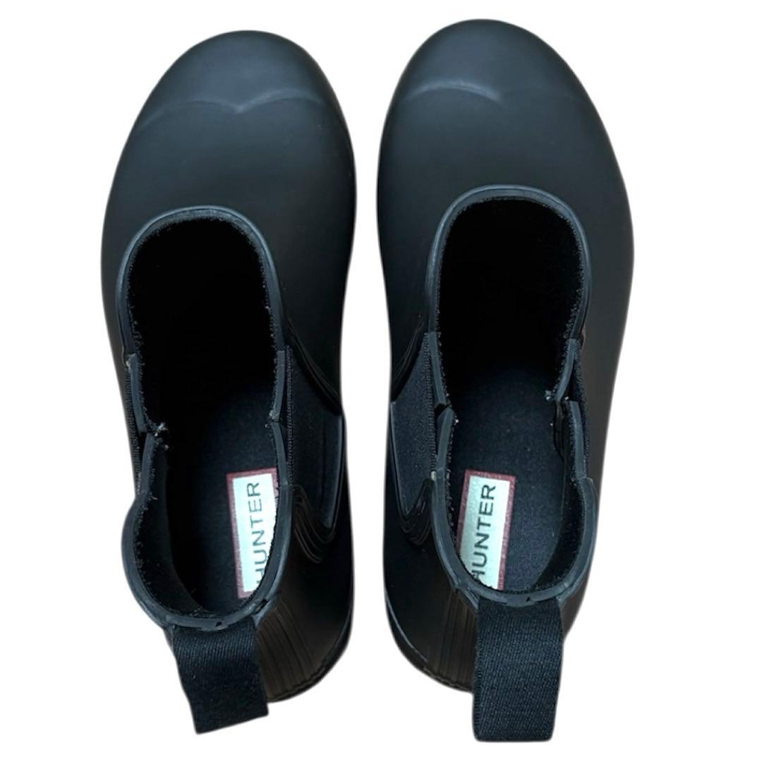 どらさん専用　HUNTER ハンター　ショートブーツ　黒　EU38 ／24cm