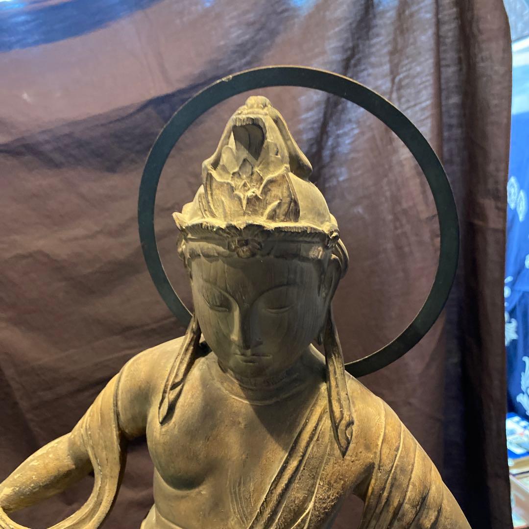 希少】平等院鳳凰堂 国宝模『雲中供養菩薩』置物 仏教美術　超美品　保証書有ります