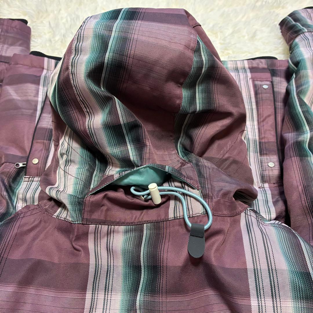 【686 】✨美品✨スノボ ウェア レディース 極暖 スキー チェック柄 ピンク