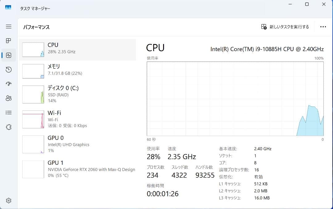 HP ENVY 15-ep0003TX｜i9 / 32GB / SSD2TB