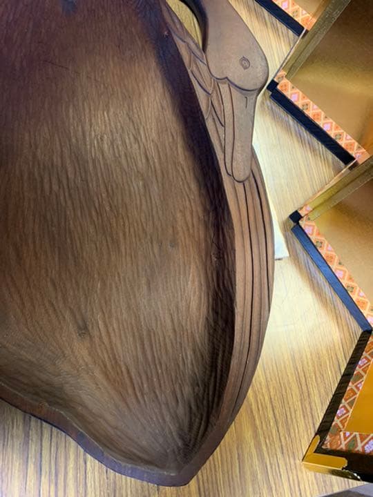 希少 レア アンティーク ガチョウトレイ お盆